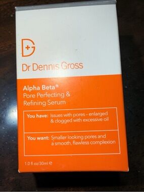 NEW IN BOX DR DENNIS GROSS ALPHA BETA PORE PERFECTING & REFINING SERUM
